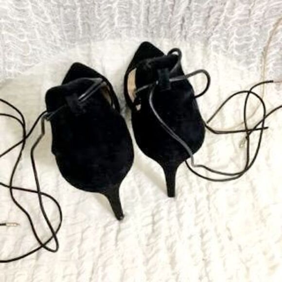Sam Eldeman Helaine Lace Up Heels Size  8.5 - Picture 4 of 9